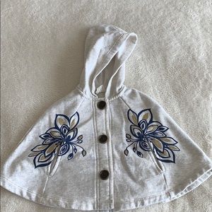 Girls Crazy 8 sweater/shawl